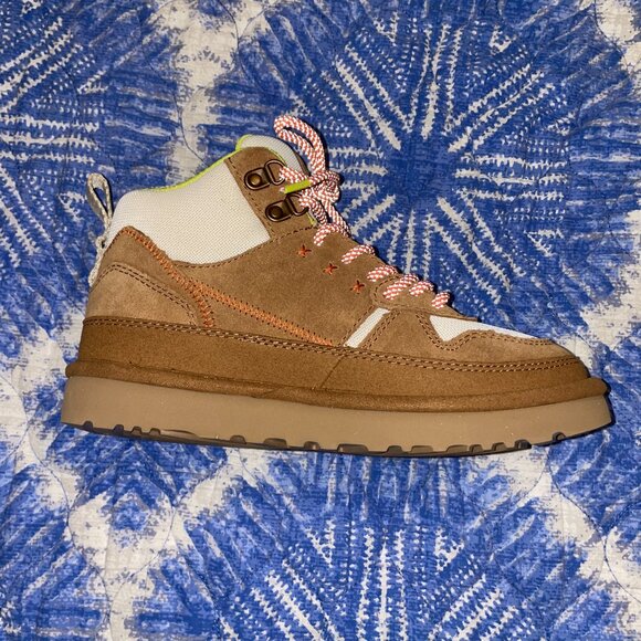 New UGG Highland Hi Heritage Chestnut Women Suede Lace up Shoe Boot Size 6 Women - Picture 6 of 7